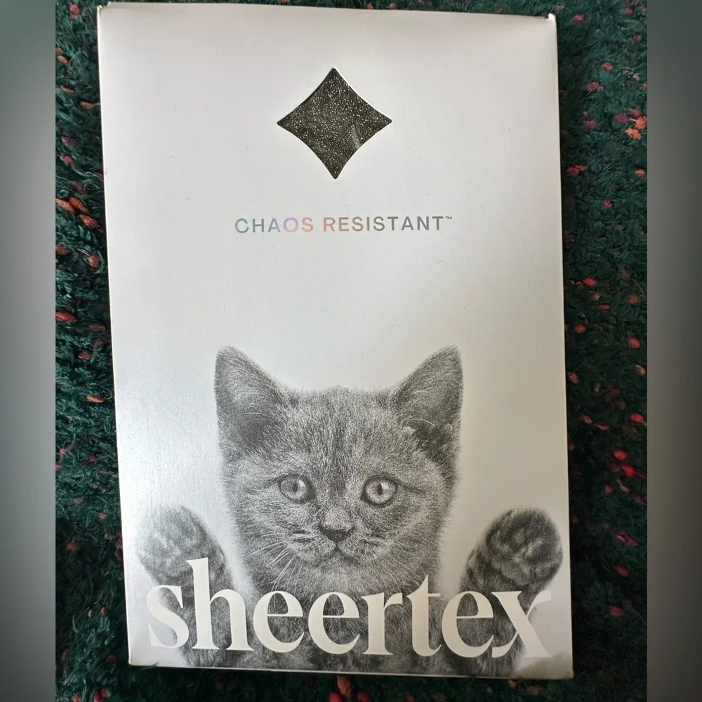 Sheertex Sparkle Sheer Tights — NWT Rip-Resistant Classic | Size S